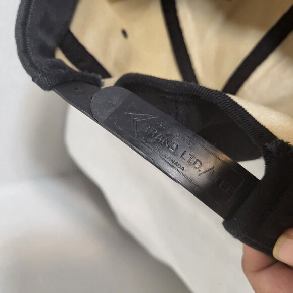 Ferguson Supply Hat Snapback Vintage 80s Cap Trucker K-Brand Blk Canada Made - Picture 13 of 13